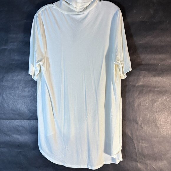 H by Halston Size Large Blouse Flowy Short Sleeve Vintage EUC - Picture 4 of 5
